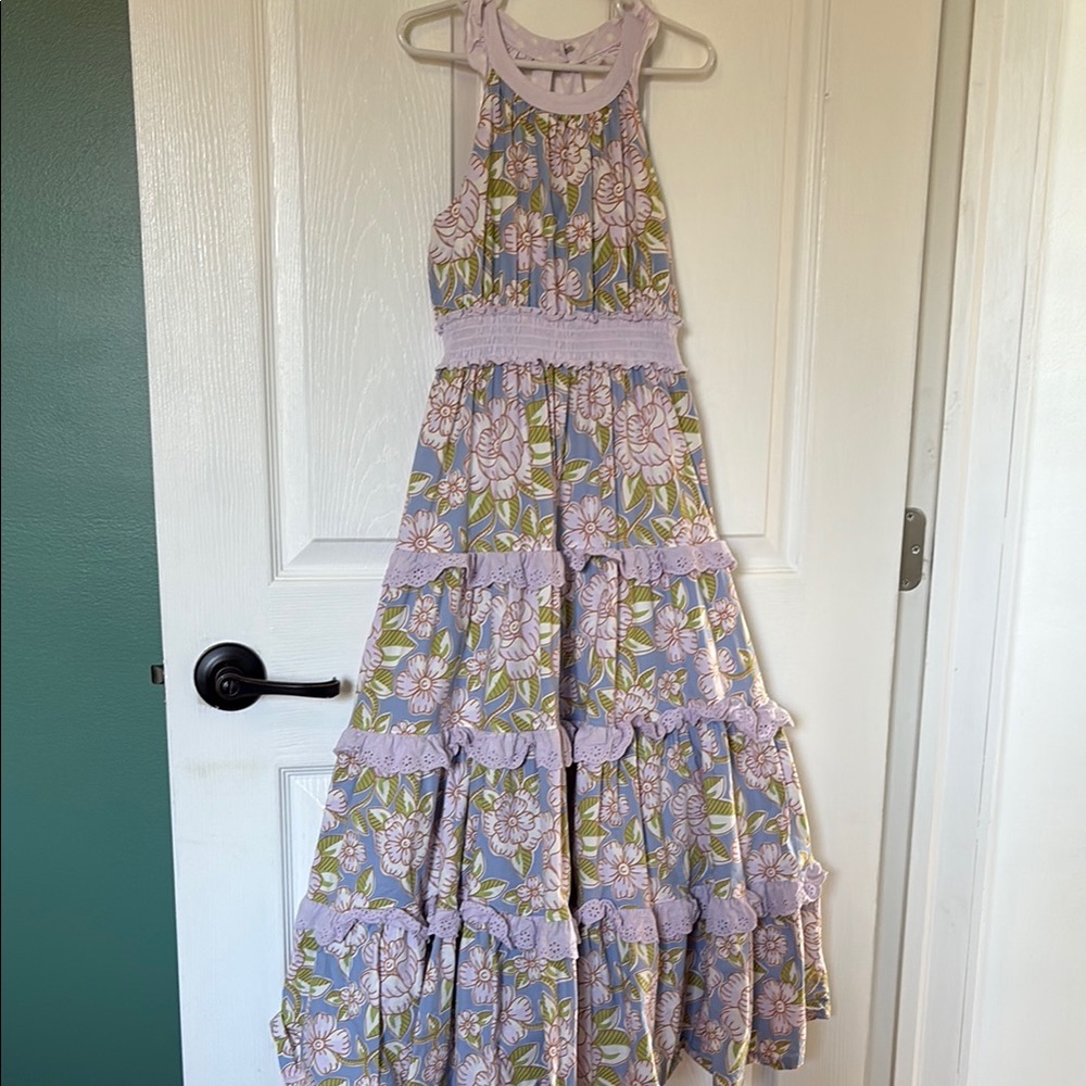 Floral Lavender Kids Dress